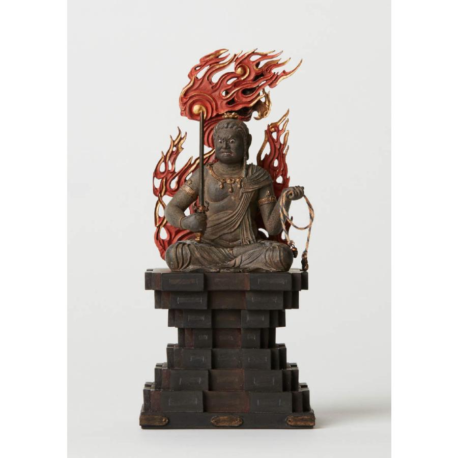 E4 不動明王 FudoMyoo 仏像 仏教美術 鋳物 鉄器 南部鉄器 工芸品 不動明王 | ふどうみょうおう 約175(H)×83(W)×70(D)mm 490g イSム