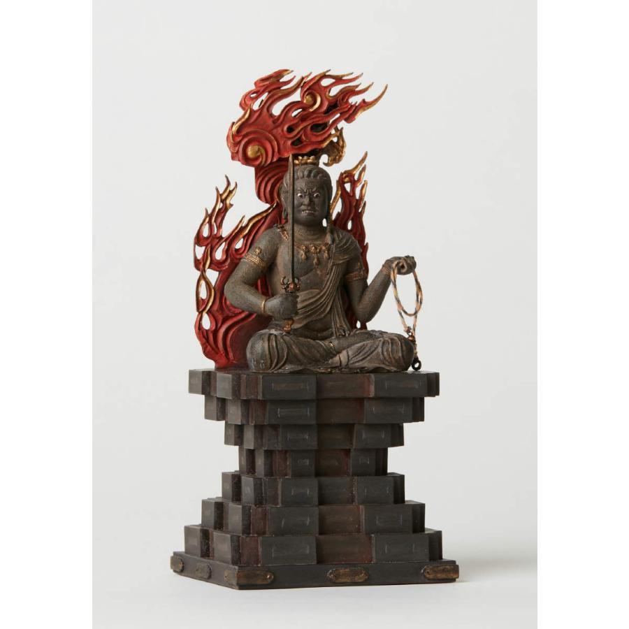 E4 不動明王 FudoMyoo 仏像 仏教美術 鋳物 鉄器 南部鉄器 工芸品 不動明王 | ふどうみょうおう 約175(H)×83(W)×70(D)mm 490g イSム