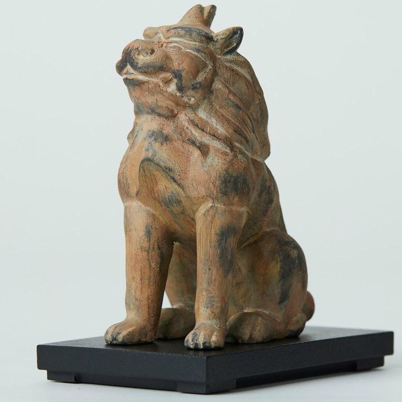 200体限定】WOOD 狛犬 こまいぬ TW3537 | 約96(H)×54(W)×83(D)mm 92g