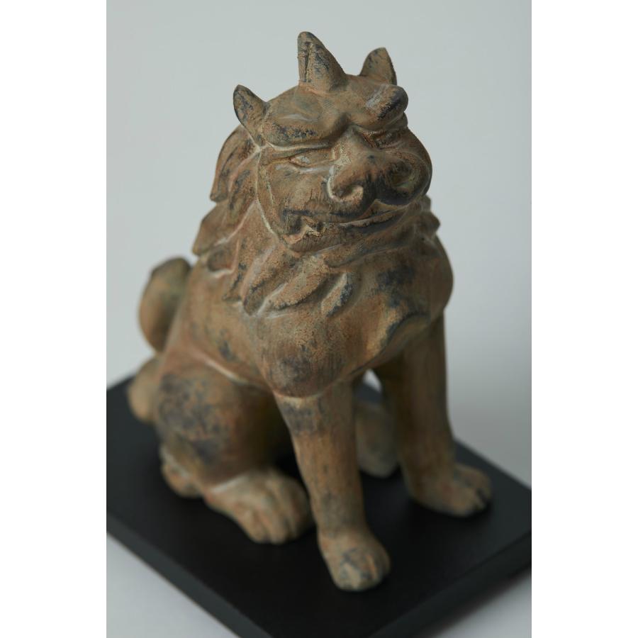 木製 狛犬 200体限定】WOOD 狛犬 こまいぬ TW3537 | 約96(H)×54(W)×83(D)mm 92g