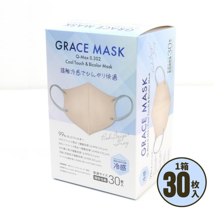 ユニアークス | UHG-CGMB-PB 冷感GRACE MASK バイカラー 1箱30枚入り