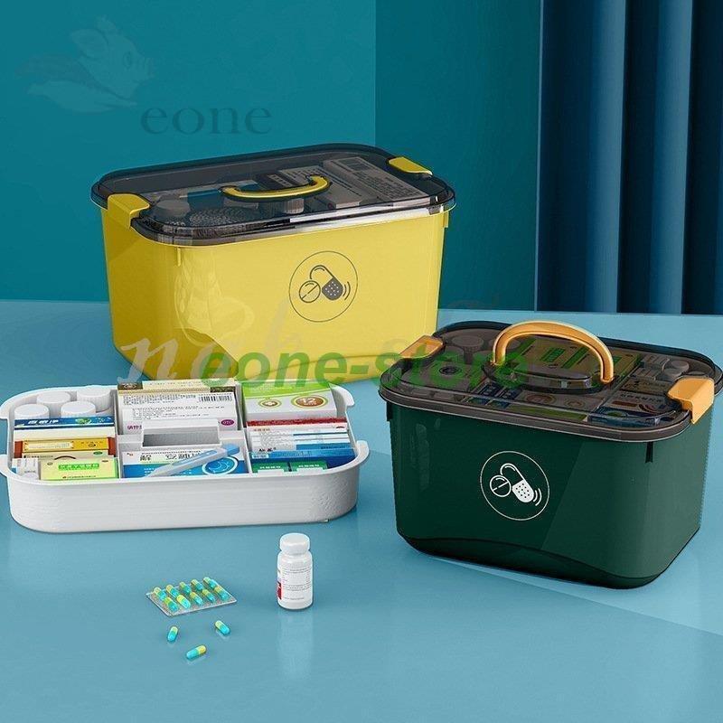 救急箱 おしゃれ かわいい 北欧 薬箱 薬ケース 救急ボックス 医療ボックス 薬入れ 医薬品 くすり 収納 衛生用品 応急手当 防災グッズ 取っ手付き 仕切り 出張 Ish615 I ショップ 通販 Yahoo ショッピング