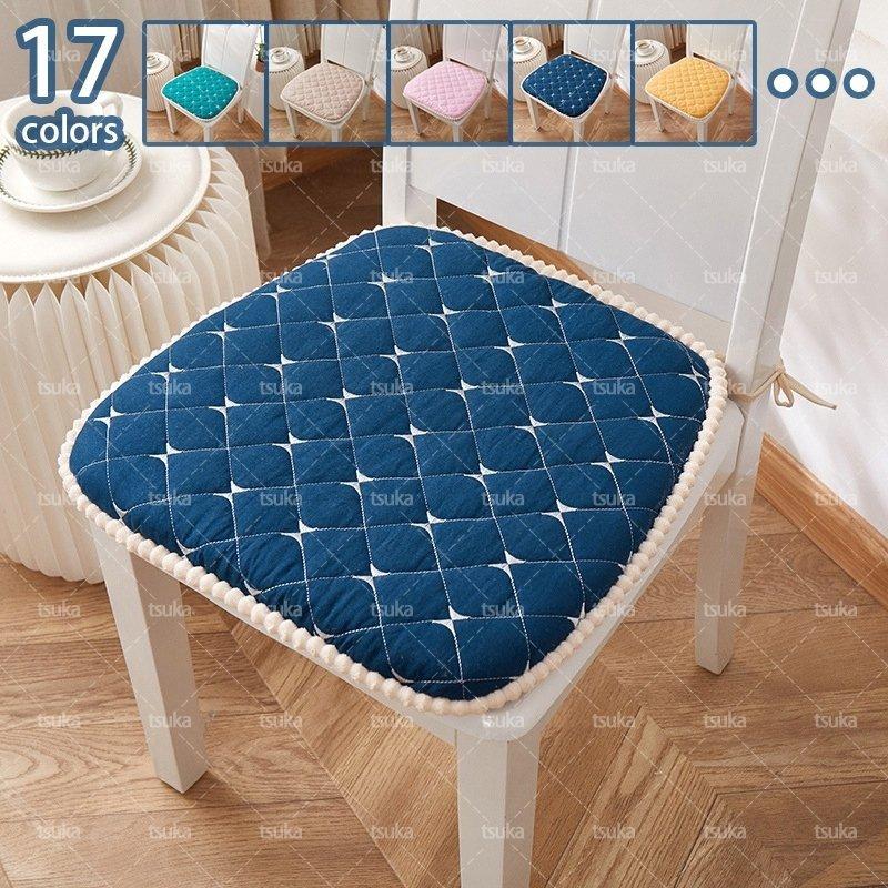 椅子クッション 座布団 ひも付き 滑り止め 北欧 おしゃれ 椅子 ダイニングチェア用 チェアパッド クッション 低反発 洗える チェアマット オシャレ かわいい Ish617 I ショップ 通販 Yahoo ショッピング
