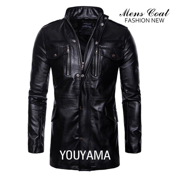 ジャケット メンズ コート PU レザージャケット アウター ジャケット ブルゾン 防寒アウター 防風 春 秋 冬 新作