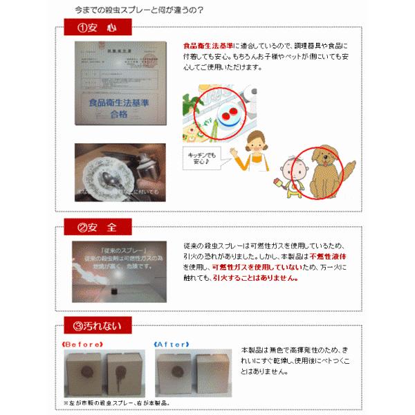 日本製 ゴキブリに即効 人体に無害・食器にかかっても安全 汚れ 
