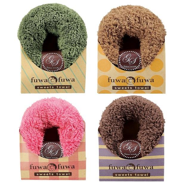 まるで本物！ふわふわ ドーナッツ タオル かわいいラッピング お菓子