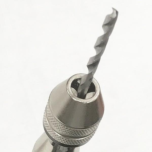 ピンバイスセット 高精度 精密ハンドドリル 10本セット 穴あけ ドリル