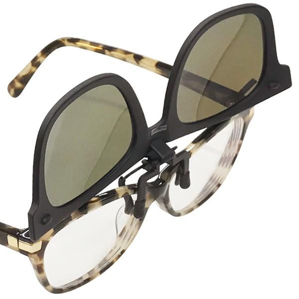 Visionup サングラス ケース付き Coleman（コールマン） 偏光サングラス クリップオン サングラス 跳ね
