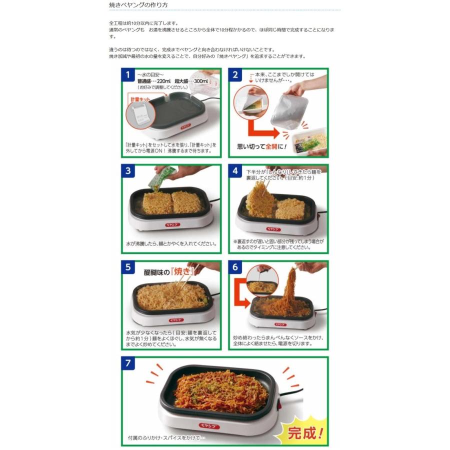 ペヤング 焼きそばメーカー ホットプレート 超大盛り対応 まるか食品監修 焼きペヤングメーカー 計量器付 やきそば専用 フッ素加工 正規品 ペヤングメーカー Peyang I Shop7 通販 Yahoo ショッピング