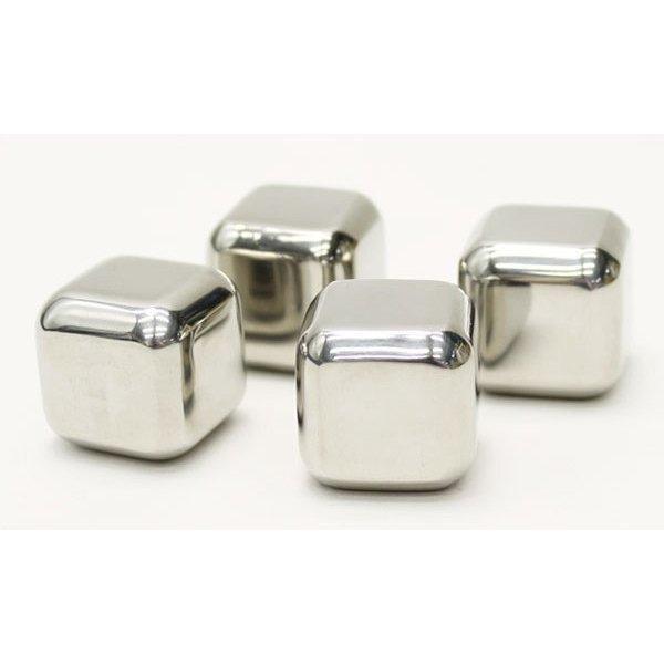 溶けない氷 ステンレス氷 4個セット 角氷 アイスキューブ 繰り返し