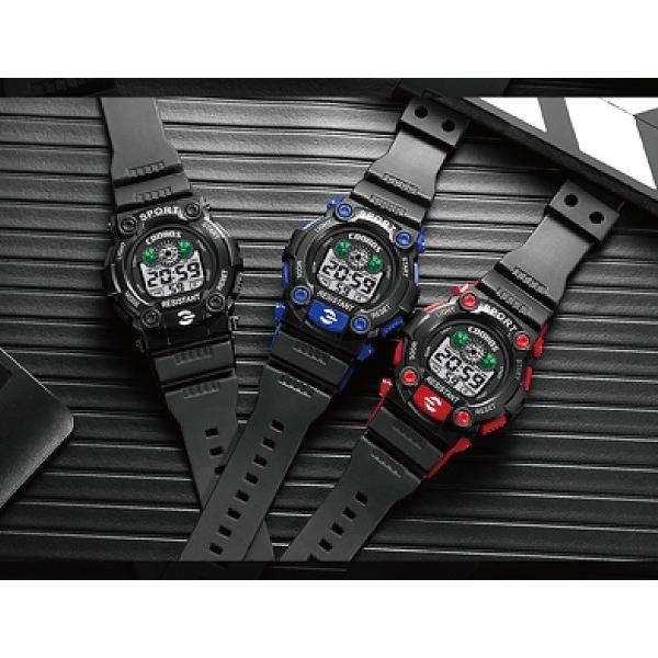 腕時計 デジタルウォッチ 防水 多機能 バックライト 液晶 スポーツ時計 