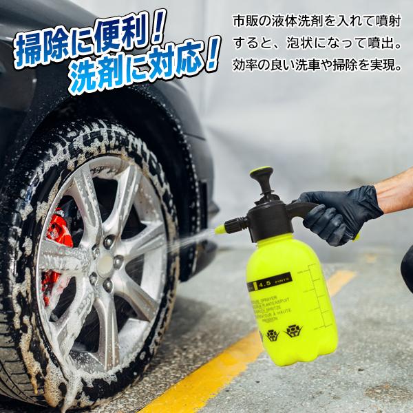 ハンディ洗浄機 コードレス 洗車 泡洗浄 車 高圧 洗車器 電源