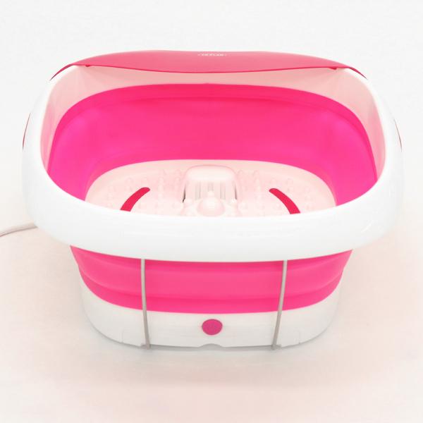 自宅で足湯 保温ヒーター付き フットバス 折りたたみ 足湯バケツ 足温