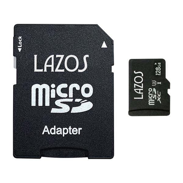 超大容量 256GB MicroSDメモリーカード SDXCカード 2枚セット Switch対応 超高速 U3 UHS-I SD変換アダプタ付 SDMI スマホ PC 転送 S◇ ラゾス128GBを2枚｜i-shop777｜05