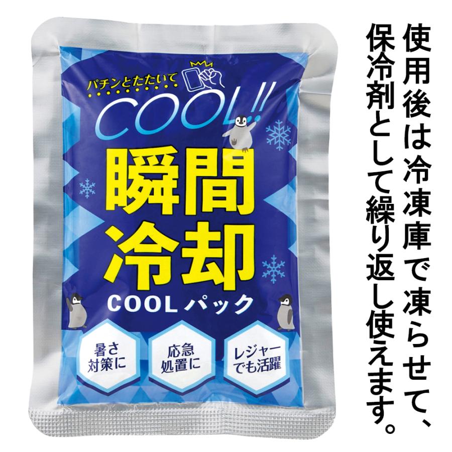 瞬間保冷剤 フリーザー 瞬間冷却パック 冷却グッズ 大 暑さ対策