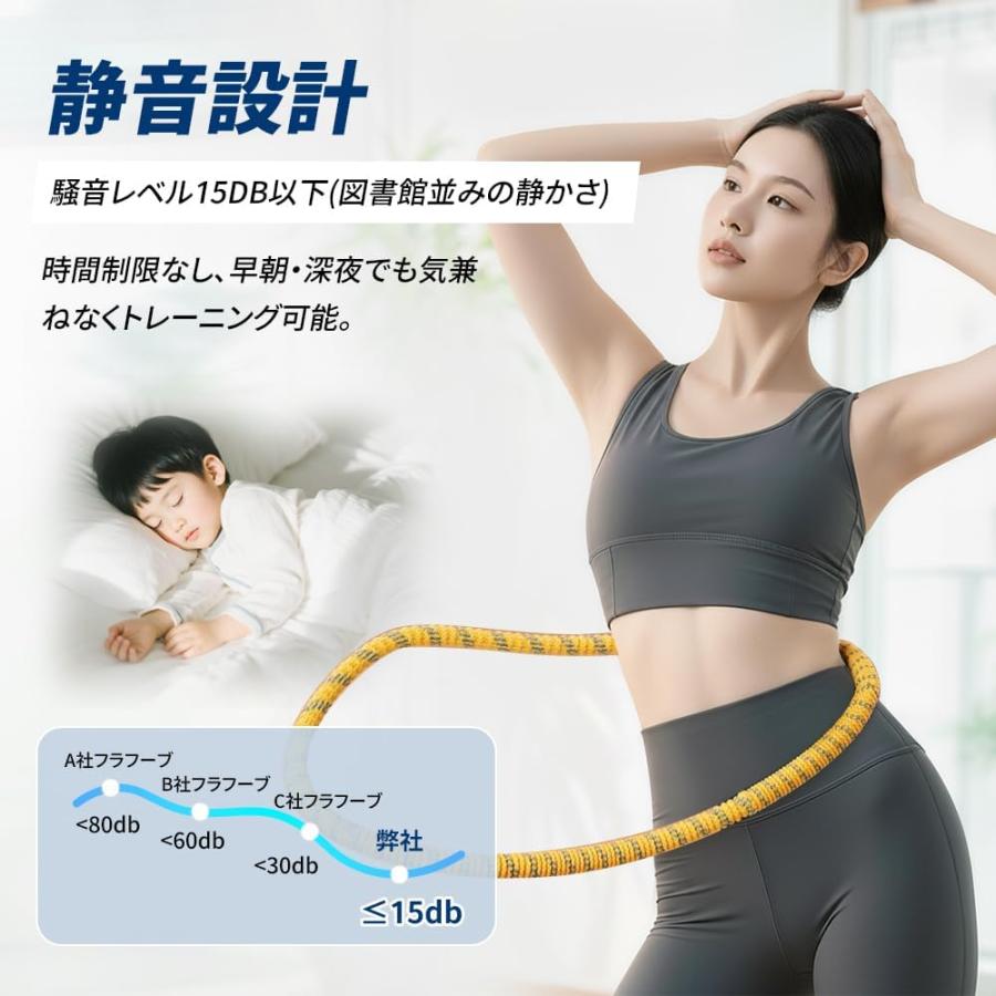 フラフープ ダイエット 静音 大人用 初心者 くびれ作り ソフト