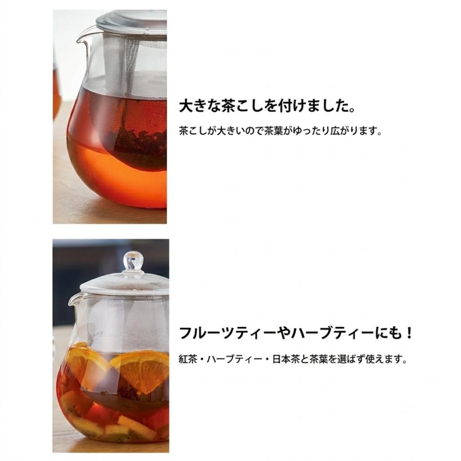 HARIO（ハリオ） ティーポット 700ml 耐熱ガラス リーフティーポット