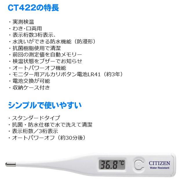 通販 激安◇ シチズン システムズ 電子体温計 ホワイト CT422 通販 激安◇ シチズン システムズ 電子体温計 ホワイト CT422