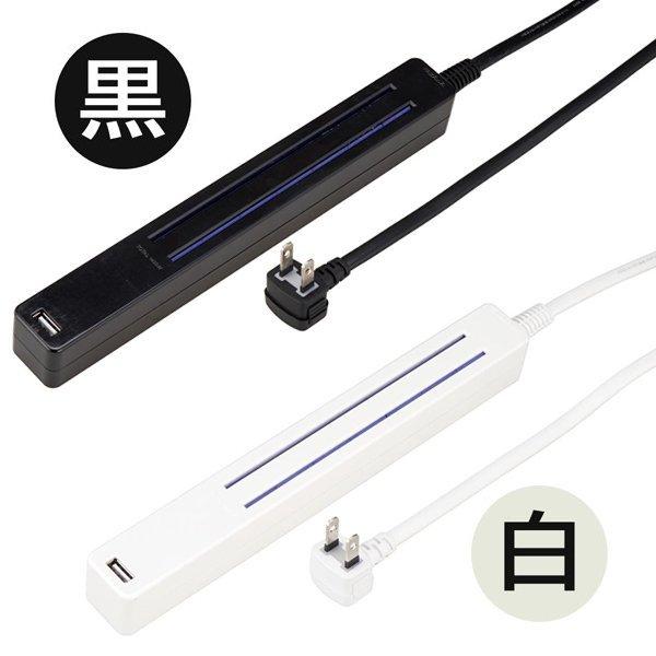 延長コード・電源タップ9個まとめ売り！ 延長コード 電源タップ 5m 2ピン 6個口 個別スイッチ 雷ガード 白 T