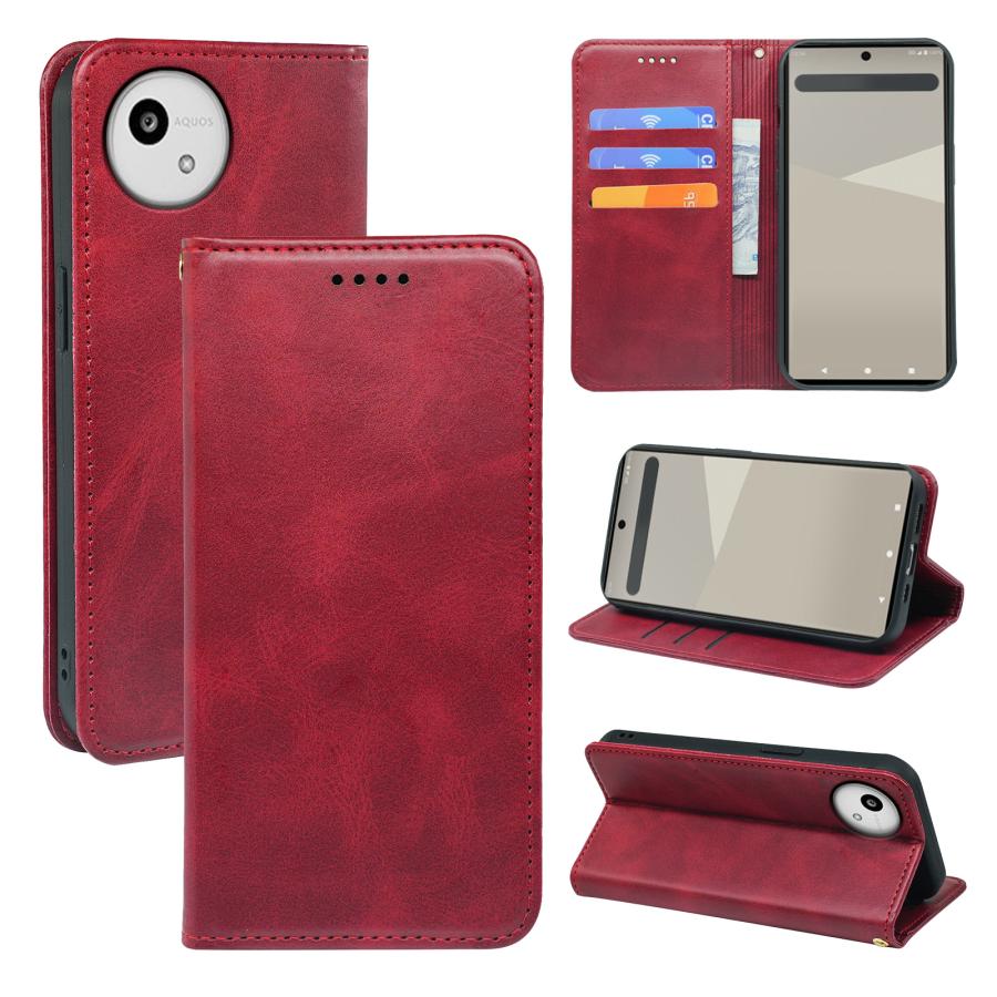 AQUOS wish5 本体 手帳型ケース付き AQUOS wish5 ケース 手帳型 アクオスwish5 耐衝撃 アクオスウィッシュ5