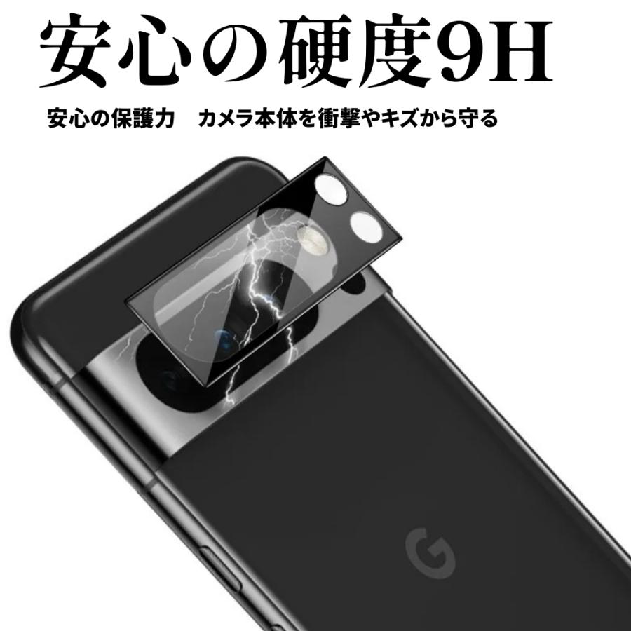 Google Pixel8a ブラック 保護フィルム付き Amazon | Google Pixel 8a ガラスフィルム 貼り付けキット付き