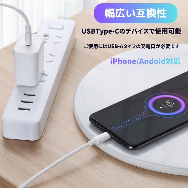USB Type-C ケーブル iPhone 充電ケーブル タイプC ケーブル iPhone17 iPhone16 ケーブル typec 2m 1m 1.5m 0.25m android |  | 08