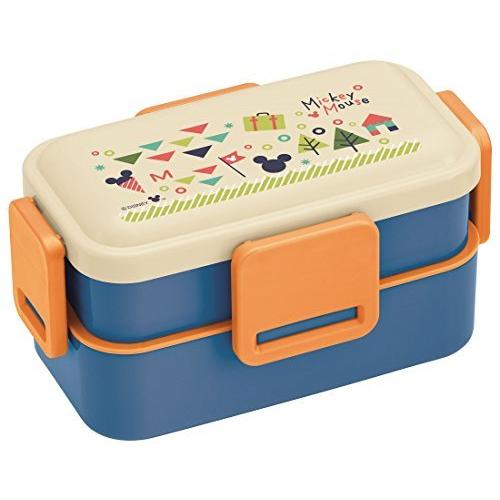 スケーター ふんわり盛れる ドーム型フタ 2段 弁当箱 600ml ミッキー バケーション ディズニー 日本製 Pflw4 結婚祝い
