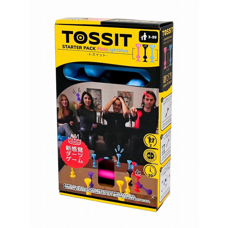TOSSIT スターターパック ピンク ライトブルー 新感覚ダーツゲーム