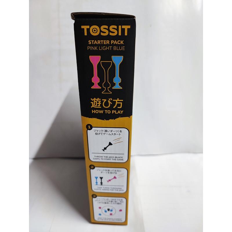TOSSIT スターターパック ピンク ライトブルー 新感覚ダーツゲーム