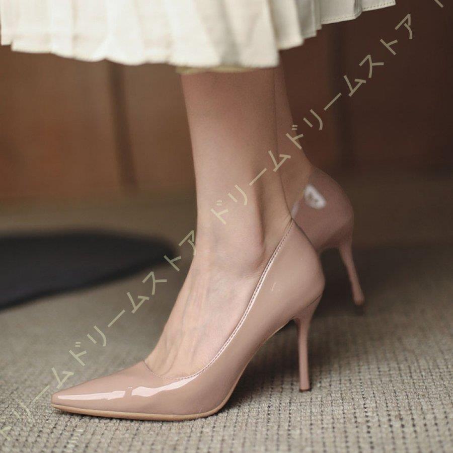 パンプス 痛くない ピンヒール エナメルパンプス オフィス パンプス 痛くない ピンヒール エナメルパンプス オフィス