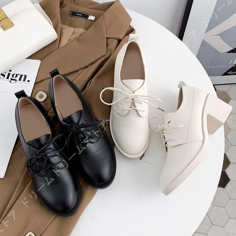 レペット　厚底オックスフォードシューズ　パテント　ラウンドトゥ　チャンキーヒール レペット厚底オックスフォードシューズパテントラウンドトゥ