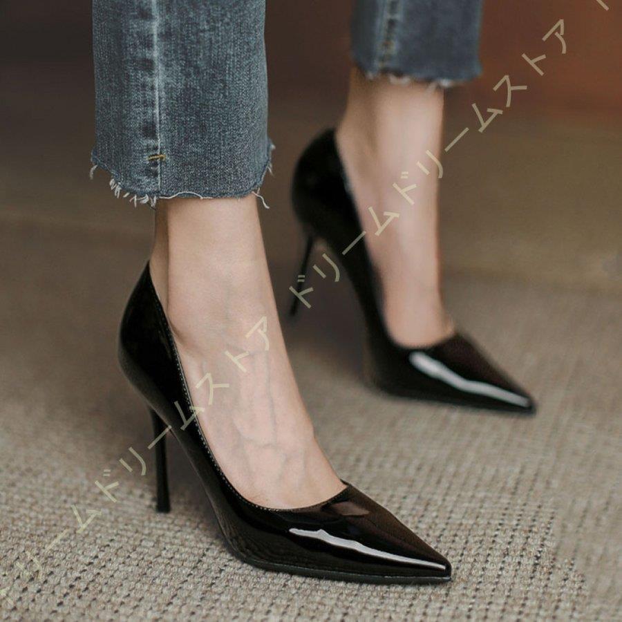 パンプス 痛くない ピンヒール エナメルパンプス オフィス パンプス 痛くない ピンヒール エナメルパンプス オフィス