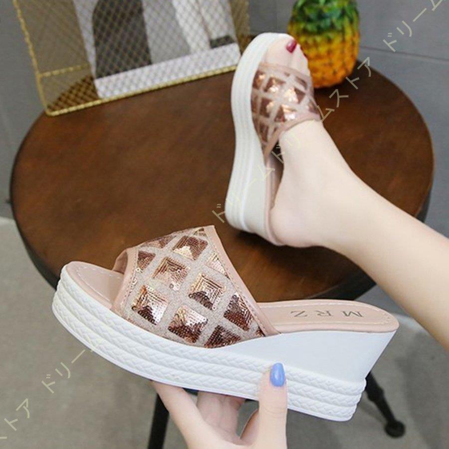 サンダル 美脚 厚底 ミュール サンダル レディース 歩きやすい 旅行 ウェッジソール サボサンダル おしゃれ ヒール高い 厚底 サボサンダル ウエッジソール Wicnhqk3hz シューズ Wrc Gov Sd