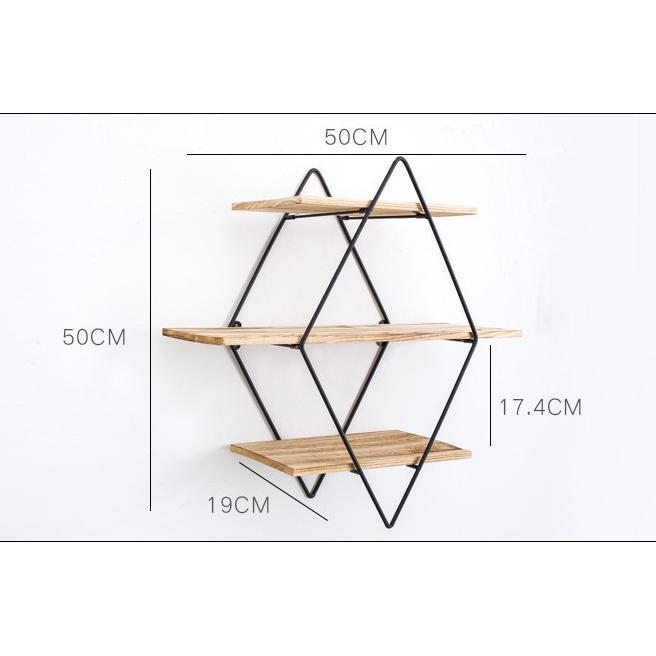 ウォールシェルフ おしゃれ 壁掛け 北欧 棚 お洒落 ラック インテリア 家具 三層｜i-store-y｜08