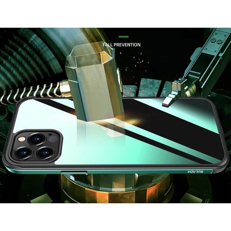 スマホケース 新IPHONE12 MINI PRO MAX ケース 背面保護 iPhone 12 Mini Pro Max 携帯ケース 強化ガラス アイフォン 12 ミニ プロ カバー アルミ合金 耐衝撃｜i-store-y｜02