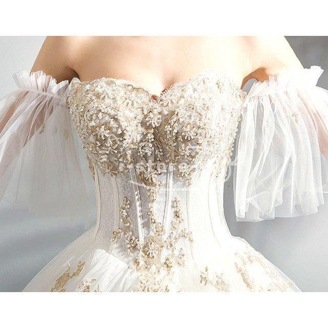 オレンジ×豪華フリルレース SEKINE ドレス