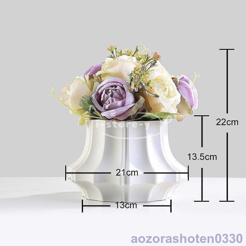 福袋特集 21 結婚祝い 引越し祝い 造花 花瓶 造花付き花瓶 インテリア ブーケ おしゃれ 一輪挿し 大きな ガラス 北欧 大きい 白 花束 お祝い 花瓶 花器 カラー D Keytechonline Com