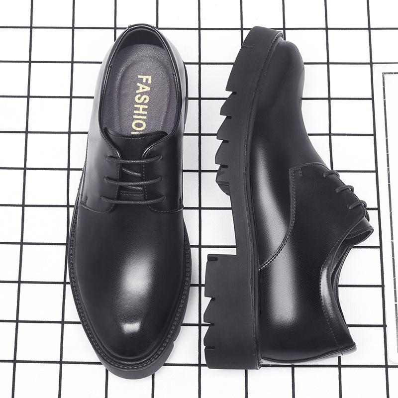 紳士靴 ビジネスシューズ 厚底シューズ 靴 革靴 メンズ シューズ 厚底 ヒールアップ プレーントゥ 軽量 通気性 春物 春 代 30代 40代 50代 60代 Ls Nax あいストアヤフーショッピング店 通販 Yahoo ショッピング