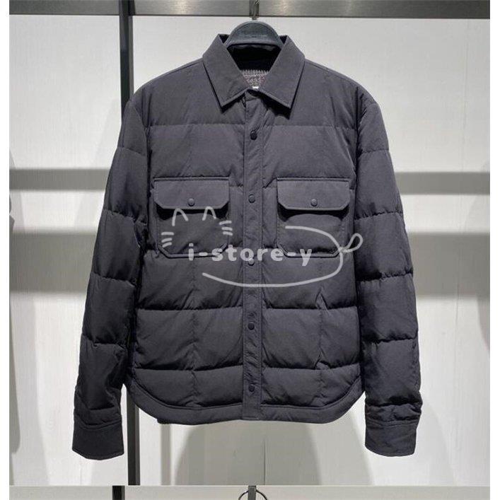 ダウンジャケット メンズ ダウン シャツ 軽量 コート 秋 冬 防寒服 カジュアル
