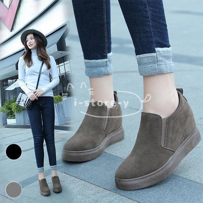 ブーツ インヒール レディース シークレットブーツ ショートブーツ 底上げ 厚底 ブーティー インヒールシューズ 上げ底 アンクルブーツ Ls Nx あいストアヤフーショッピング店 通販 Yahoo ショッピング