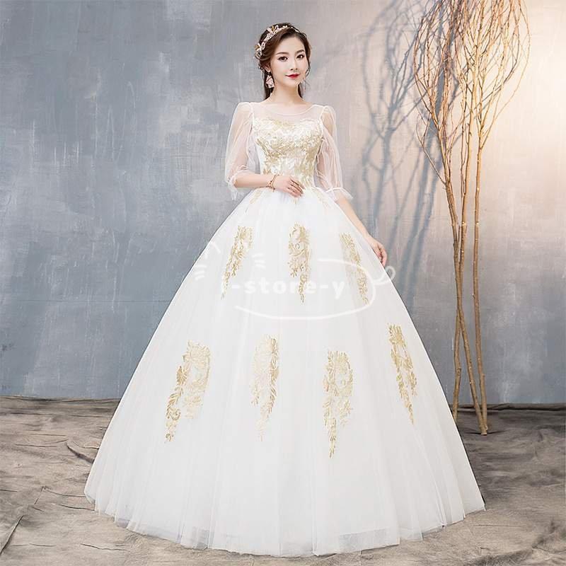 特別プライス 白 ウェディング パーティードレス 結婚式 花嫁ドレス