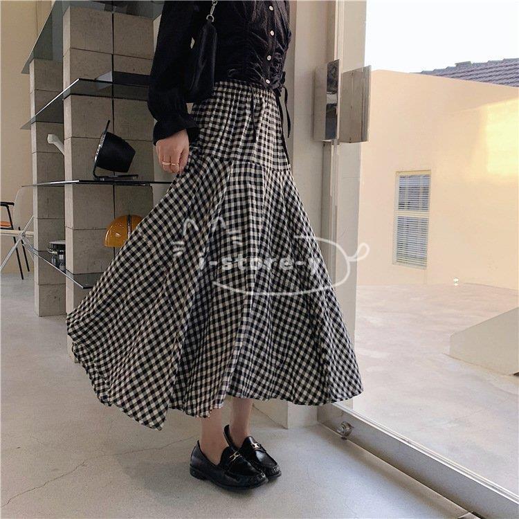 フレアスカート ロング 代 30代 40代 50代 定番 人気 大人 可愛い お洒落 ゴム フェミニン ナチュラル 綺麗 楽 チェック柄 Ls Nz あいストアヤフーショッピング店 通販 Yahoo ショッピング