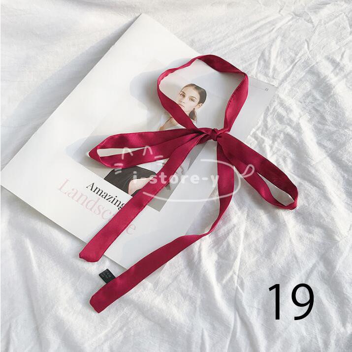 レディース リボンタイ バックリボン シフォン 細幅 19種類 ドット 無地ネクタイ 首周りサイズ調整可能 女の子 可愛い 学生 Ls Sj1226 あいストアヤフーショッピング店 通販 Yahoo ショッピング