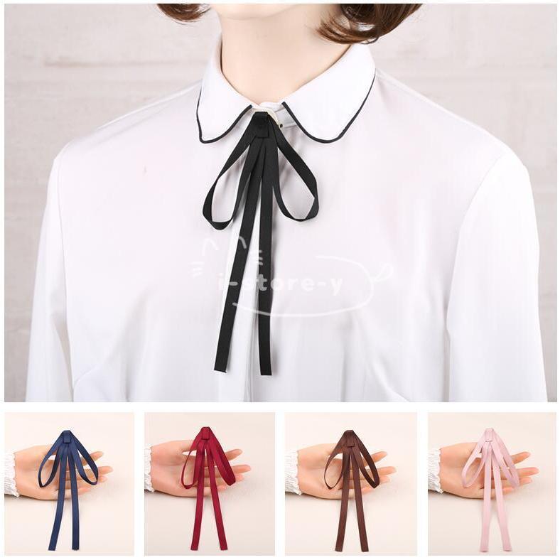 リボンタイ レディース バックリボン シフォン 細幅 多種類 ドット 無地ネクタイ 首周りサイズ調整可能 女の子 可愛い 学生 Ls Sj1238 あいストアヤフーショッピング店 通販 Yahoo ショッピング