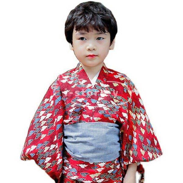 子供浴衣 浴衣セット キッズ浴衣 帯 男の子 和装 和服 子供 キッズ かわいい おしゃれ 夏祭り お祭り おまつり プレゼント