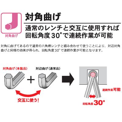 在庫あり ASAHI DV0200 DV ダックスキー六角棒レンチ 角曲げタイプ Daxkey Wrench ボールポイント ロングスタビー タイプ 6角穴付ボルトM2.5 2mm｜i-tools｜03