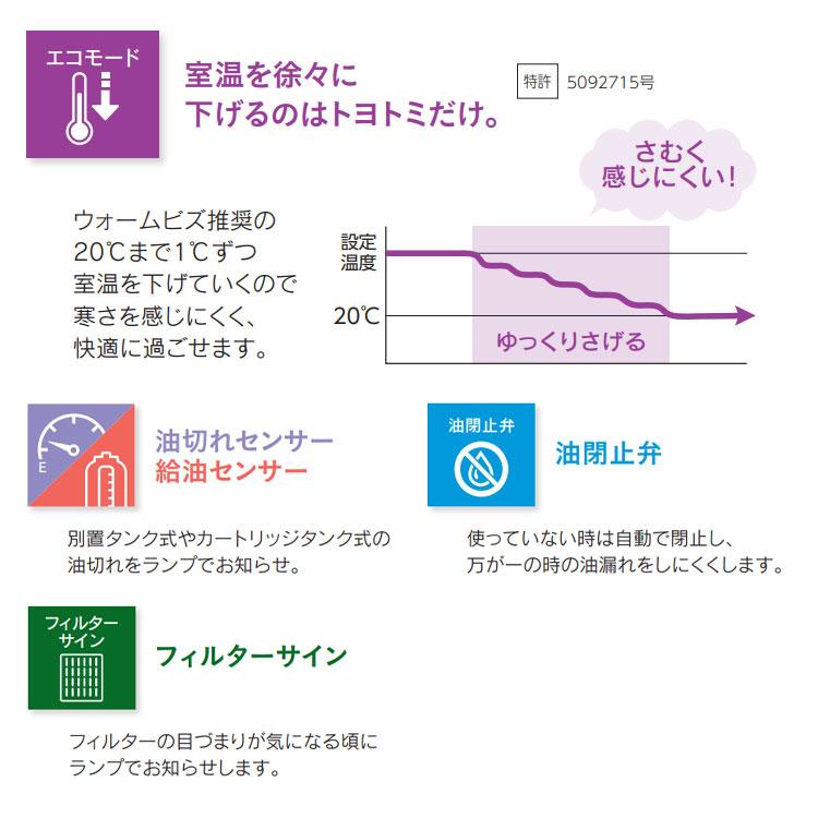 FF式ストーブ トヨトミ  FFシリーズ 温風 スタンダードモデル FF式 石油ストーブ FF-36N 10畳用  暖房  灯油 暖房機 FF式石油暖房機  シンプル エコ FF-36N(W)｜i-top｜04