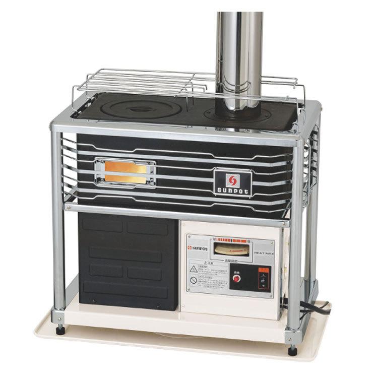 極上美品 旭川 2020年製 サンポット KSH-10K7 煙突式石油ストーブ HEAT