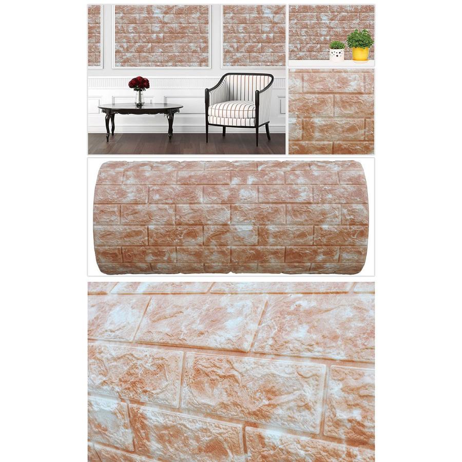 壁紙 クッションシート 100cm X 36 7cm 壁紙 発泡スチロール レンガ 壁用 クッションブリック 壁紙 クッションレンガシート のり付き シール おしゃれ Blk007 ユニコ 通販 Yahoo ショッピング