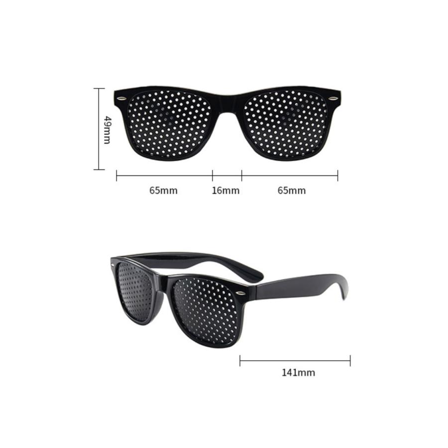 ピンホールメガネ 4種類セット 視力回復 近視 遠視 乱視 老眼
